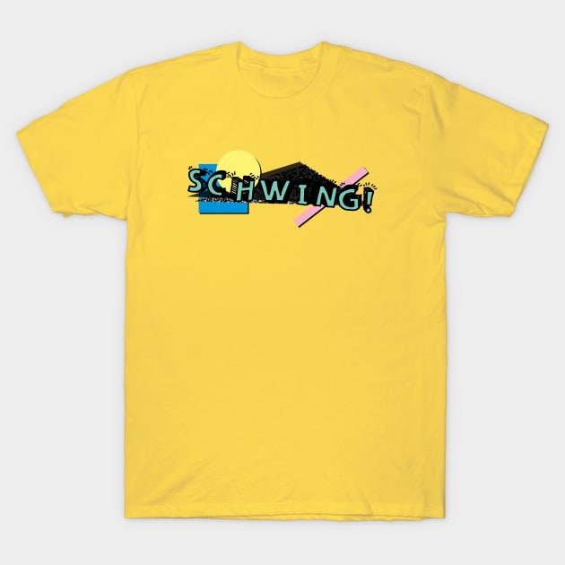 90s Schwing! T-Shirt by ZeroRetroStyle